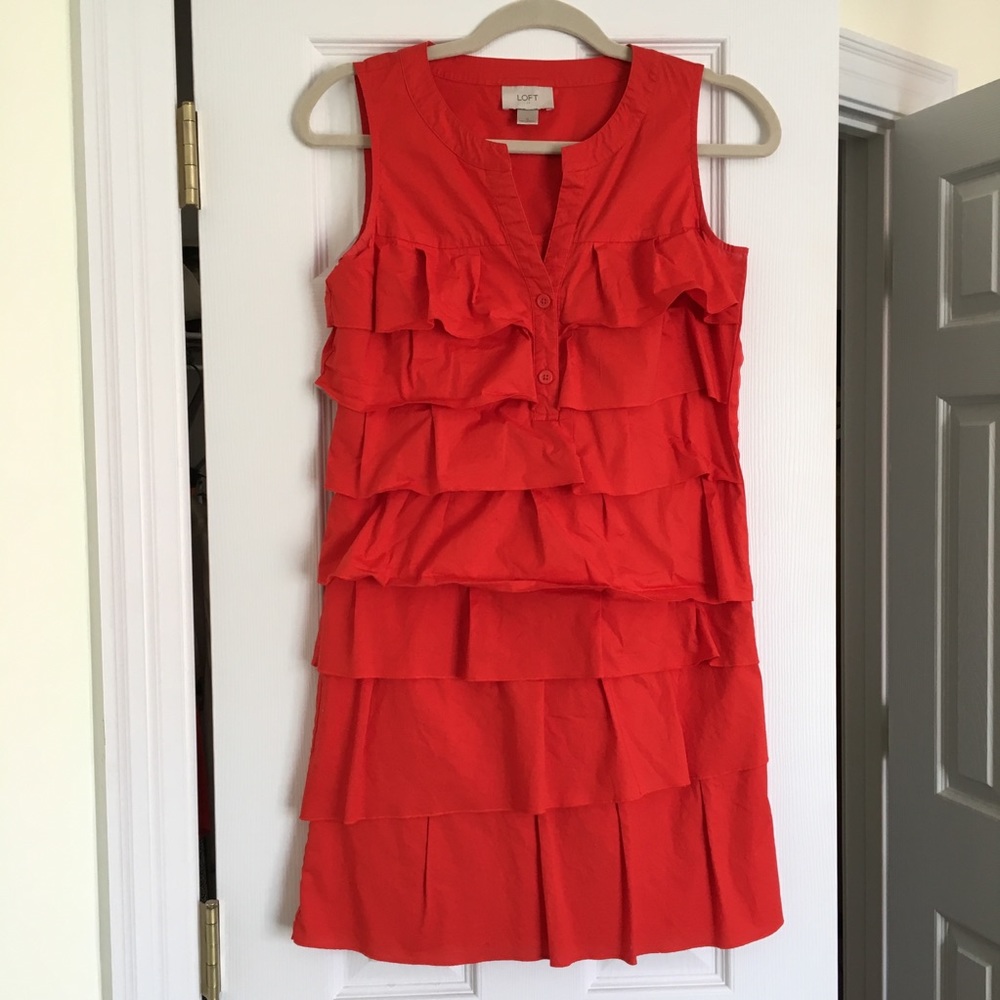 Ruffled LOFT dress